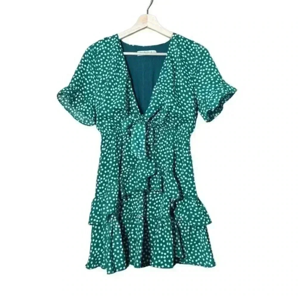 Hello Molly WALK ON DRESS GREEN